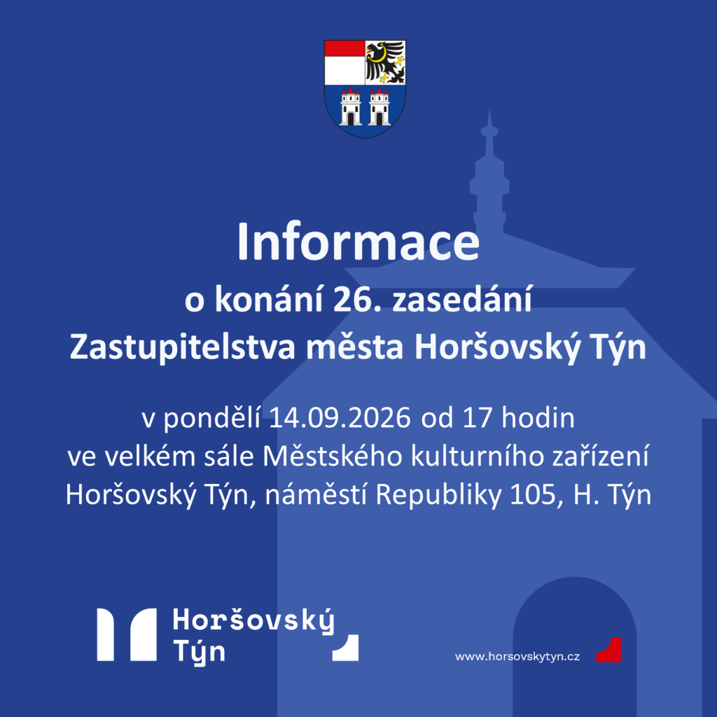 26. zasedání Zastupitelstva města Horšovský Týn